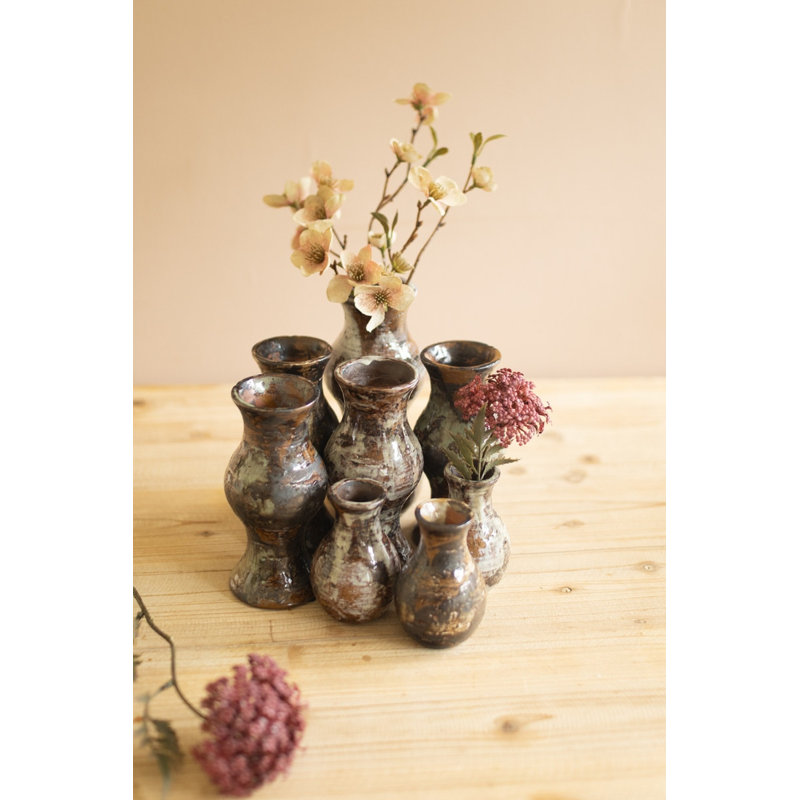 Ensemble de 9 vases en céramique Kalalou