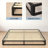 Galatia 6.3'' Low Profile Bed Frame with Wood Slats No Box Spring Needed-294283430