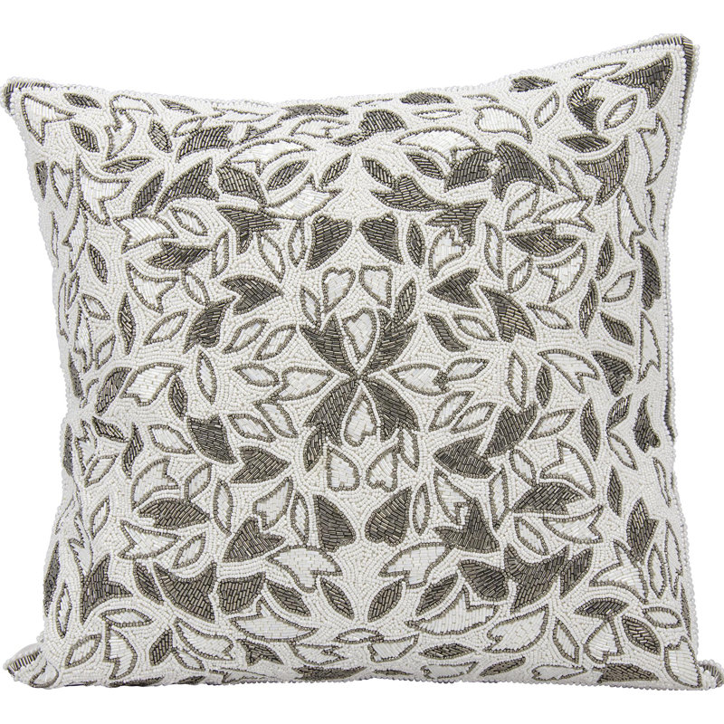  Square Pillow Cover & Insert, Pewter