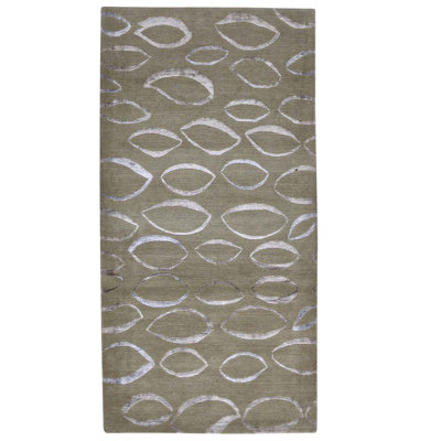 Wool Abstract Indoor Rug