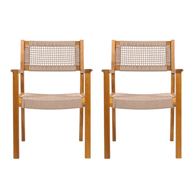 Chaise de salle à manger brun clair