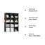 Alvi 304.8cm H Plastic Cube Bookcase-9016929-9016940