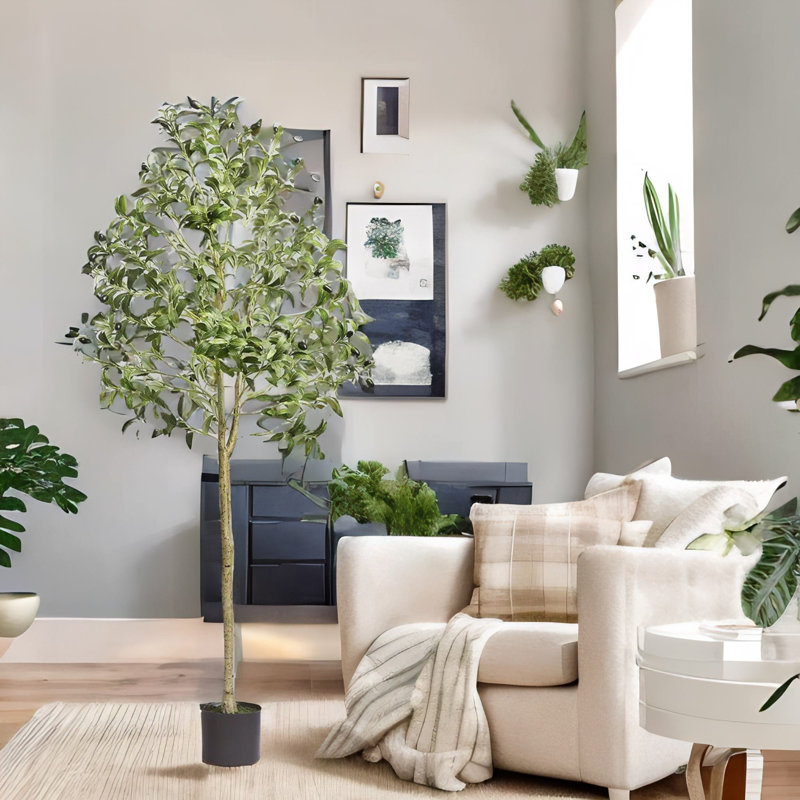 155cm Faux Olive Tree Tree in Freestanding