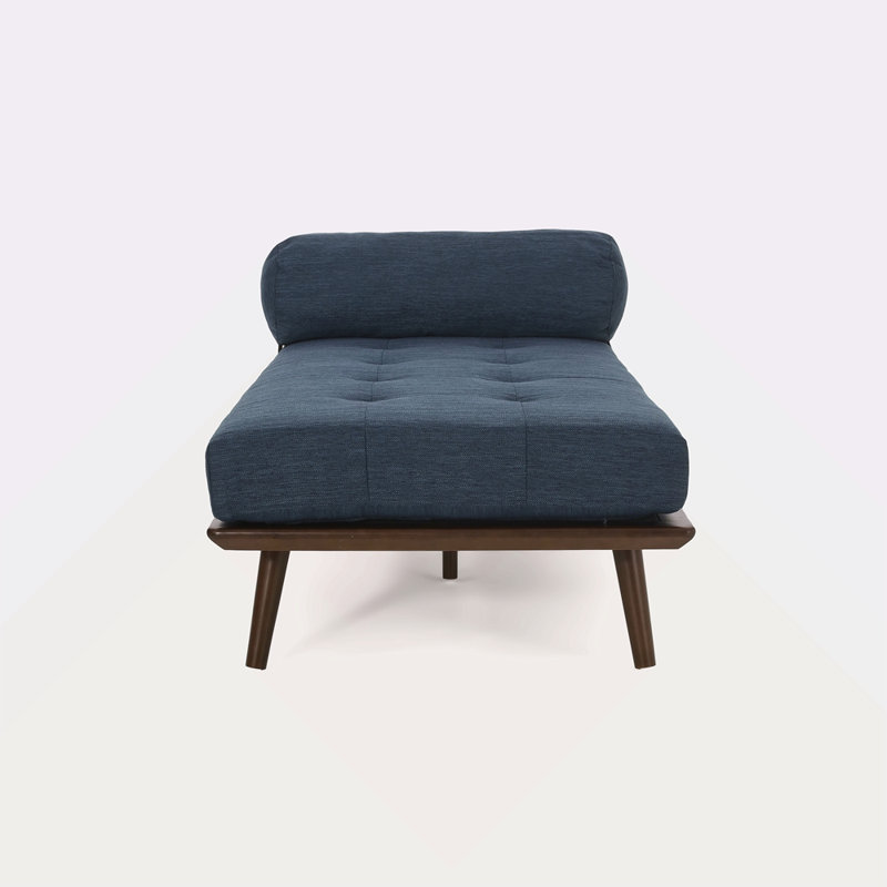 CHAISE LOUNGE, Blue Fabric