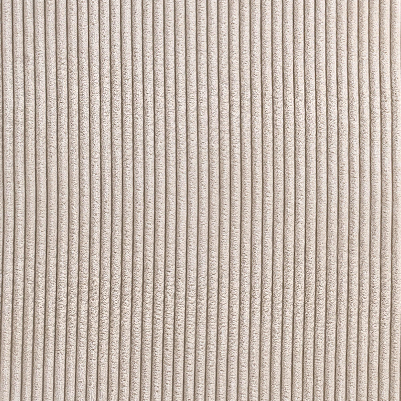 Chaise en velours côtelé Tavari, Beige