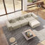 Canapé modulaire surdimensionné en tissu Barrett Minimalist-1033060117-1033060104-1033060107