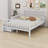Wood Platform Bed With Guardrails On Both Sides And Drawers-1849508169-1849508168