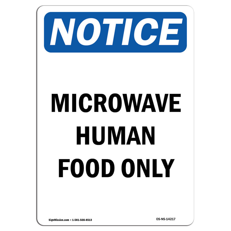 Plaque de micro-onde nourriture humaine seulement