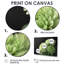«Green Monochrom Mums Flowers Bouquet II», reproduction d'art mural-1768051547-1768051546