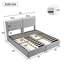 Metal Ottoman Storage Bed