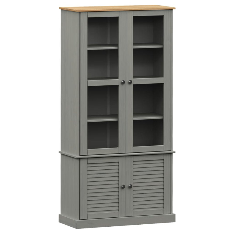 Leny Display Cabinet, Grey