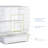 Gemma 29.5'' Flat Top Table Top Bird Cage with Perch-119223652