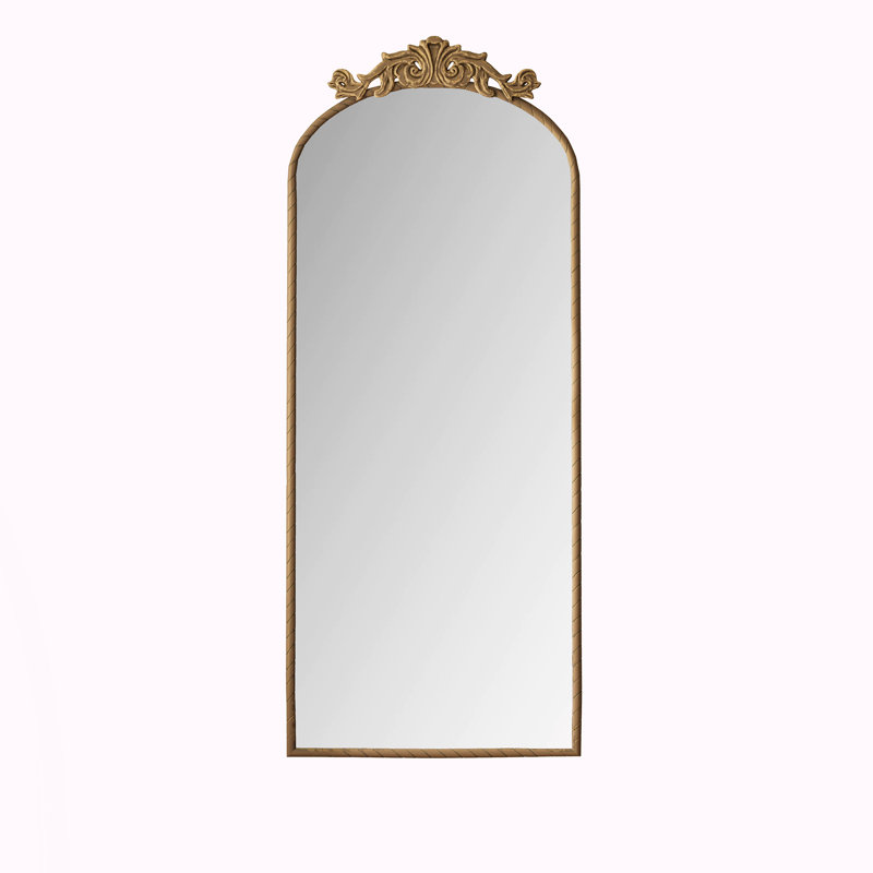 58"x24" Arched Full Body Mirror, Bronze