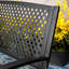 Banc de jardin en métal Randlett