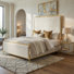 Ensemble de chambre à coucher à panneaux en métal martelé 2 pièces Premier