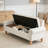 Storage Ottoman Bench,Upholstered Ottoman