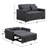Square Arm Sofa Bed-191838842