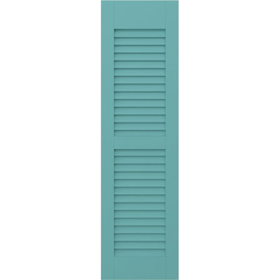 Americraft Two Equal Louver Shutters (Per Pair)