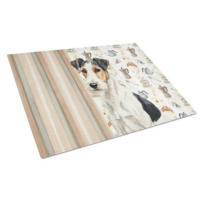 Smooth Fox Terrier Coffee Bar Cutting Board