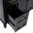 36" Bathroom Vanity With Sink, Black Bathroom Cabinet With Drawers-861350140