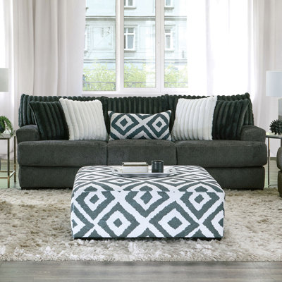98.4" W Transitional Sofa