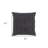 20" Charcoal Cotton Throw Pillow With Texture