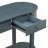 Elegant Retro Console Table With Curved Design & Smooth Glaze-1706548426