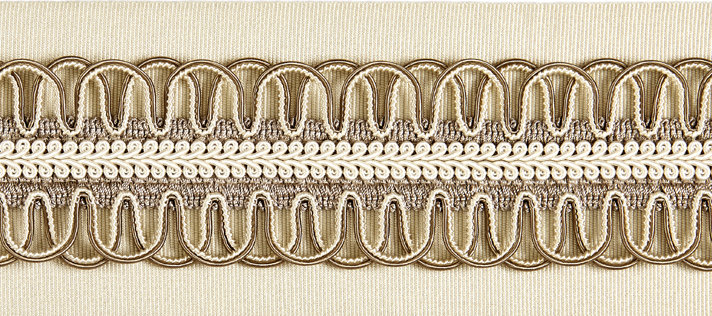Tissu tressé Botanica Colette, Bisque