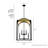 Dukestown 8 Light 22 inch Lantern Pendant-70776449