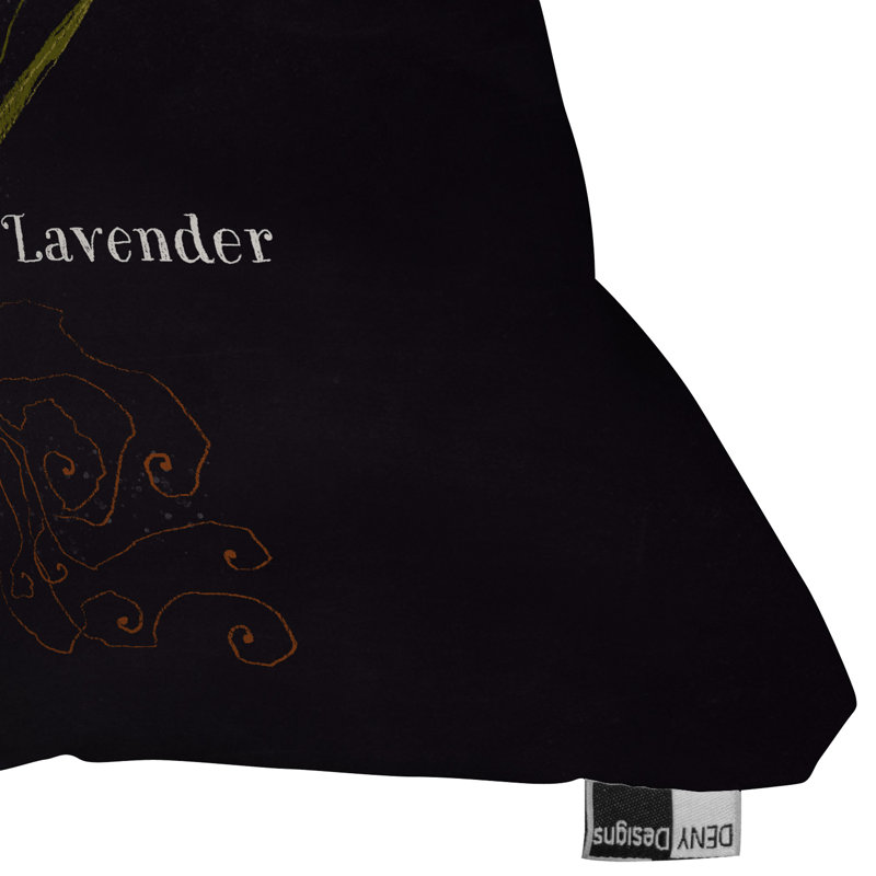 Coussin lavande, 16 po x 16 po