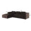  Cord Corner Chaise Sofa-70307522-70307521