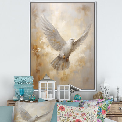 Tranquil Dove Harmony - art mural toile colombe