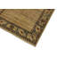 Tapis brun clair en laine noué à la main à motif floral de 6 pi 3 po x 9 pi Madhavi