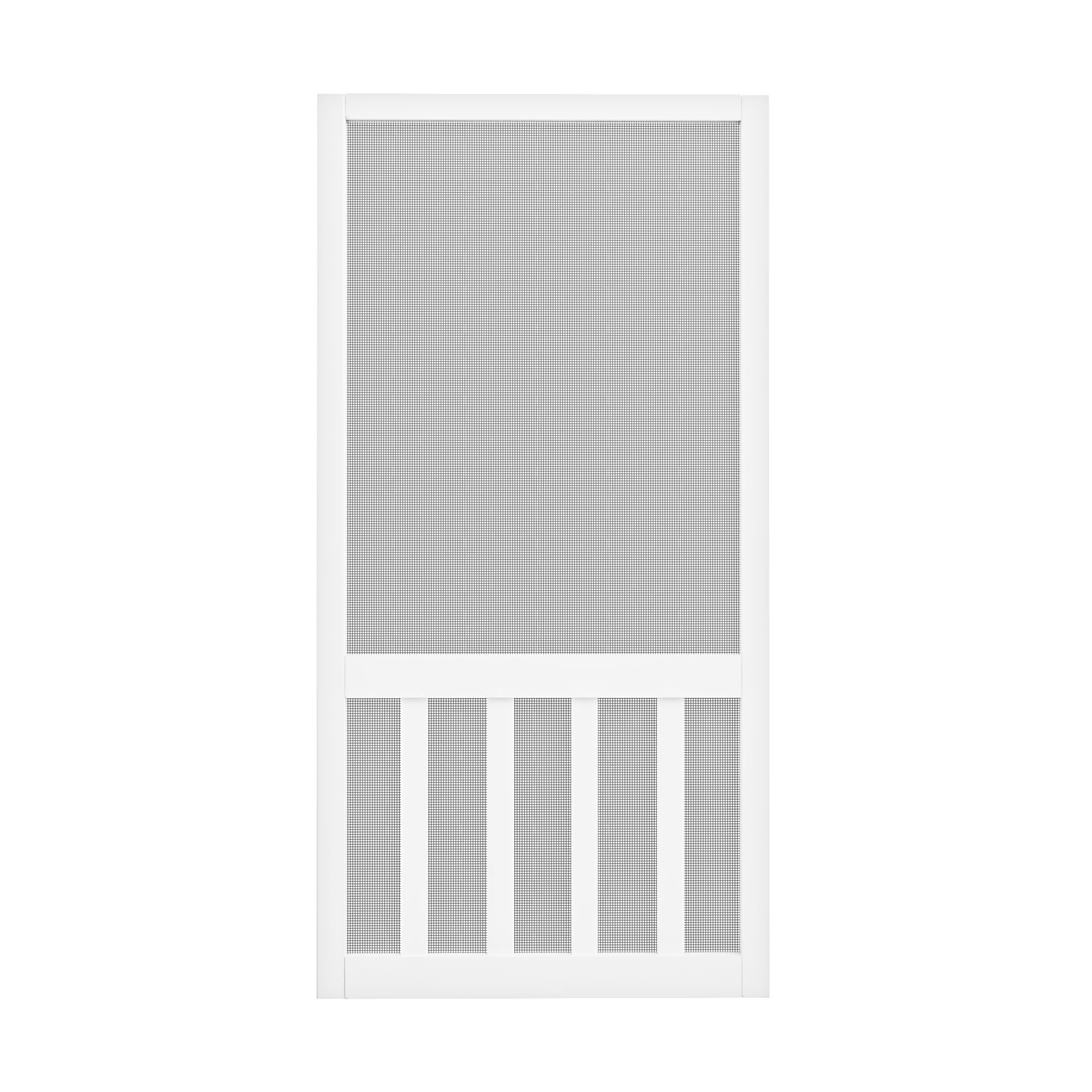 Primed Screen Example HOZONE Screen 5 Bar 80-In Height White Primed Screen Door Slab Only ...