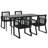 Darvil 4 - Person Patio Dining Set with Rectangular Table