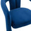 Chaise d'appoint rembourrée en tissu de velours de conception contemporaine-1610277580