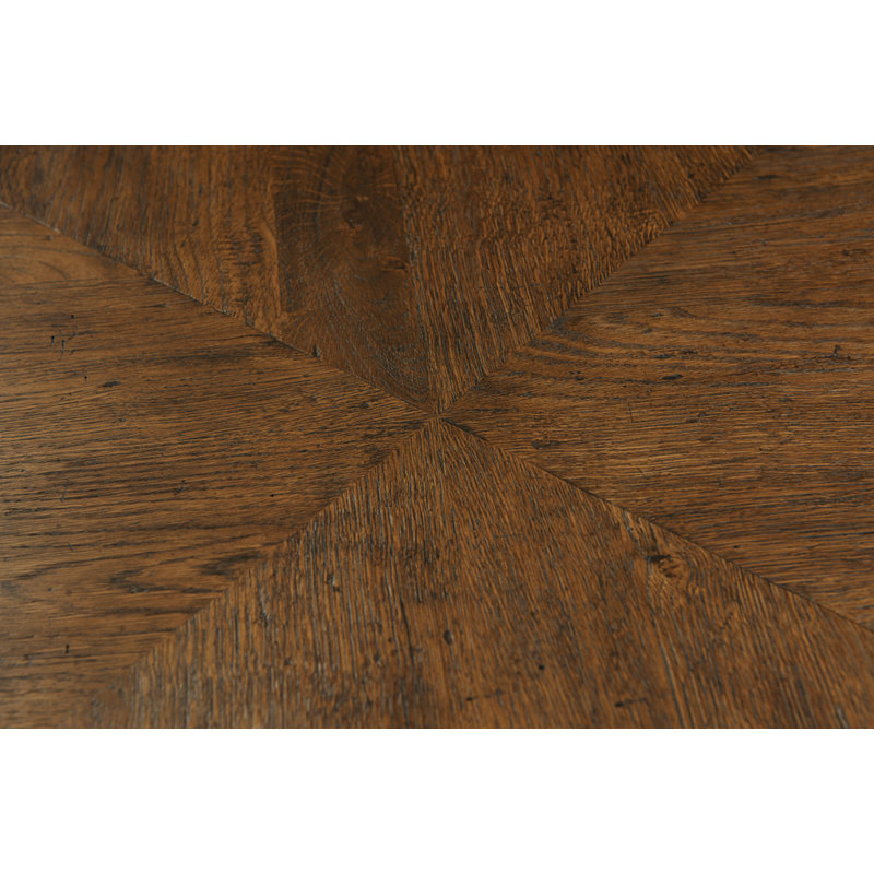 Nova Extendable Oak Solid Wood Dining Table, Dusk