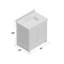Ensemble de meuble-lavabo simple 31 po Ziemba-1468855131-1468855128