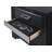SantaAna 3-drawer Nightstand Bedside Table Black-83603458