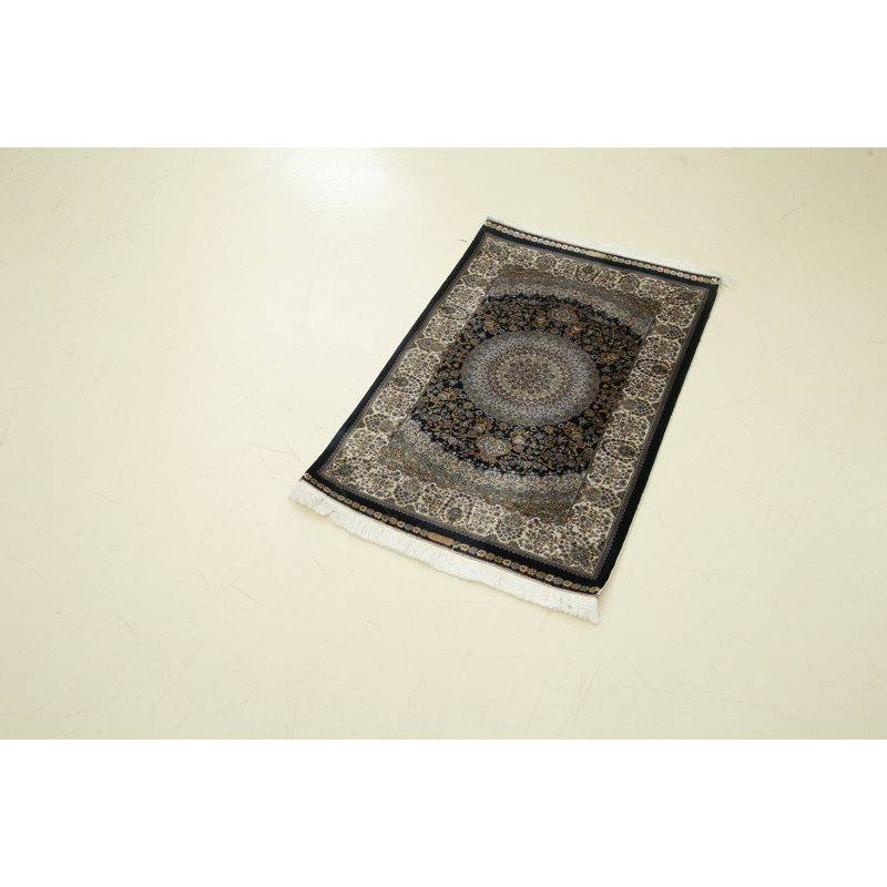Tapis traditionnel touffeté à la main 1 pi 11 po x 2 pi 11 po