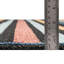 Tapis bleu / rouge / noir tissé à la machine Berdy-1487034888