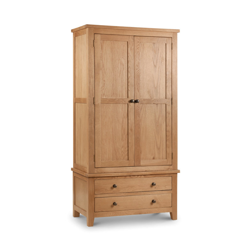 North Castle 2 Door Solid Wood Wardrobe