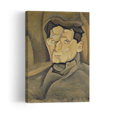 Portrait de Maurice Raynal 1911, estampe d'art mural abstraite et contemporaine