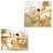 Solid wood elegant rhyme table-1834893242