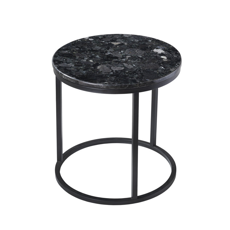 Imel Frame End Table, Black, Black