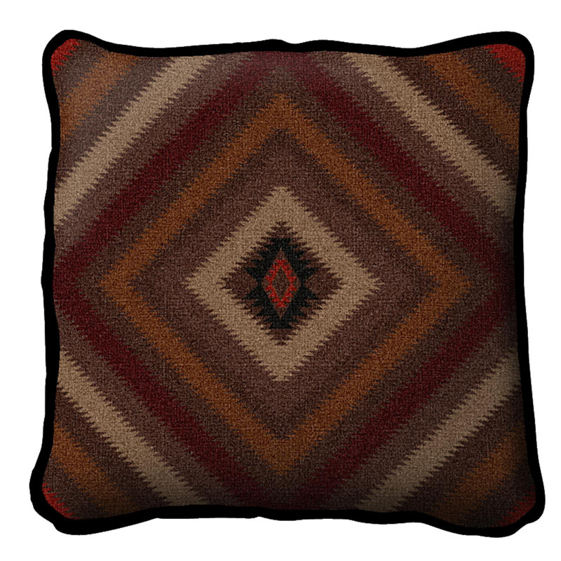 Geometric Cotton Reversible Pillow Cover