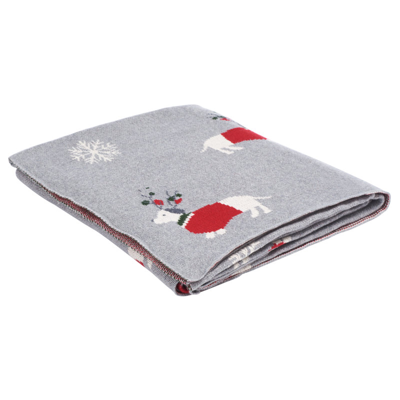 Knitted Throw Blanket