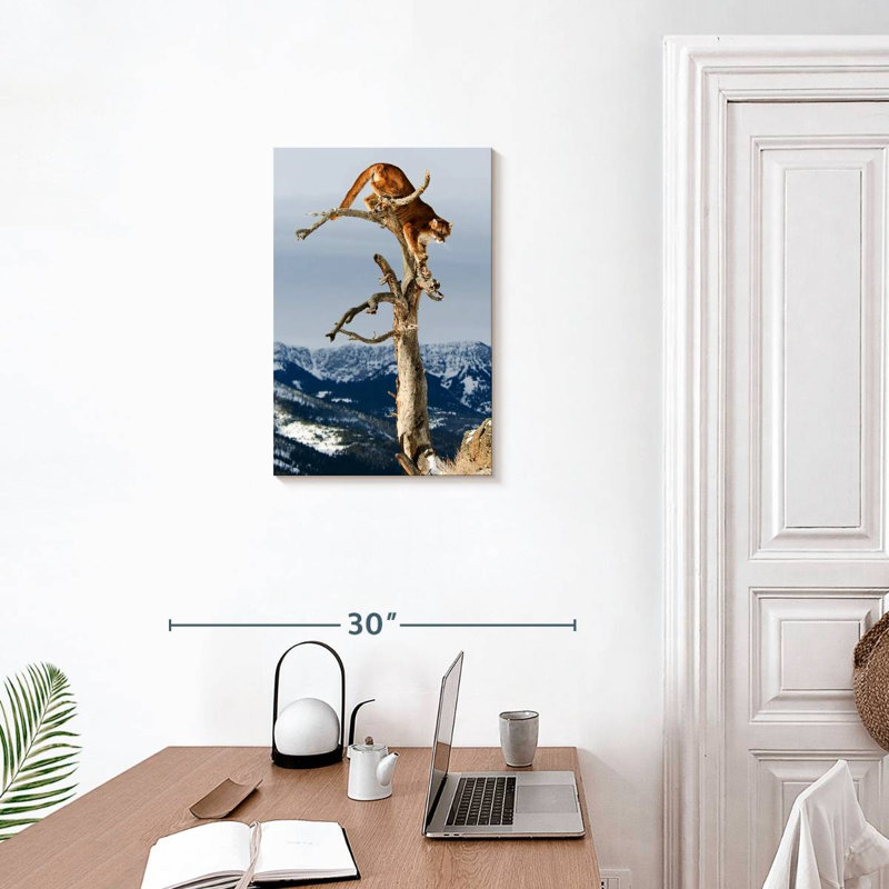 Brampt Tree Cougar, 24" H x 16" W