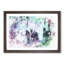 Horses in a Colourful Forest in Abstract - Picture Frame Painting Print-55763864-55763863