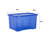 Wham Crystal 60L Plastic Storage Box Pack of 10 Tint Spectrum Blue